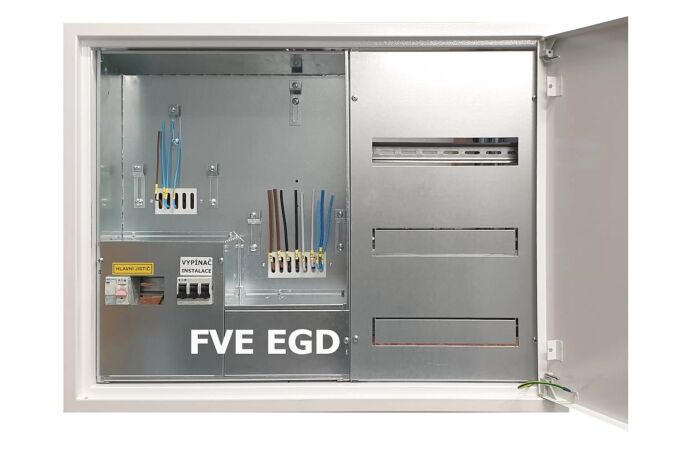 REX ELEKTRO Skříň RE1/1 FVE+36M vlevo, bez hlavního jističe, EGD