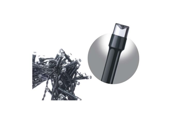 EMOS Řetěz Standard 50 LED 3W 230VAC/30VDC vánoční-spojovací bez adaptéru CW IP44