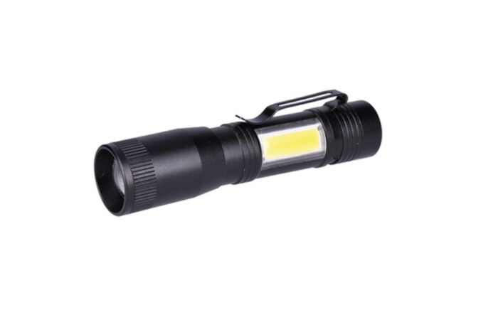 SOLIGHT Svítilna LED WL11 3W COB 150lm+60lm 1xAA kovová