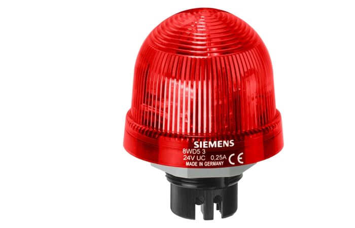 SIEMENS Maják 8WD5300-1AB 12-230VAC/DC rudá