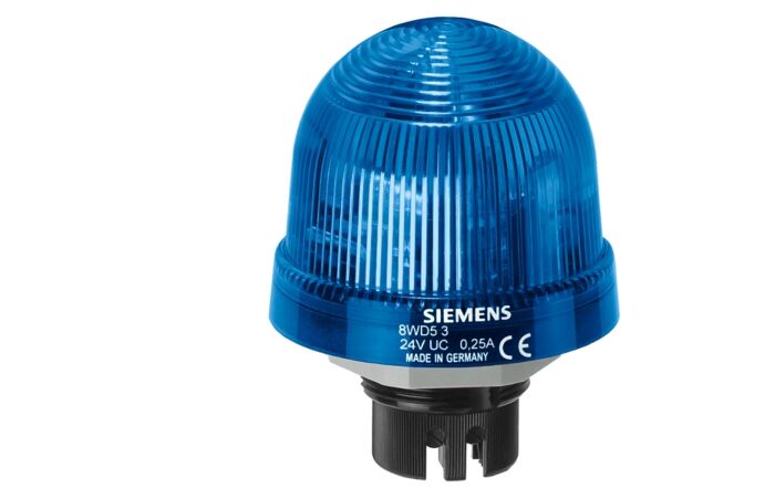 SIEMENS Maják 8WD5300-1AF 12-230VAC/DC modrá