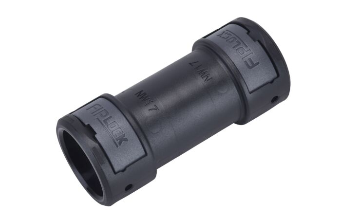 FRÄNKISCHE Spojka ACPA-23B FIPLOCK®ONE 23mm plast UV odolná černá