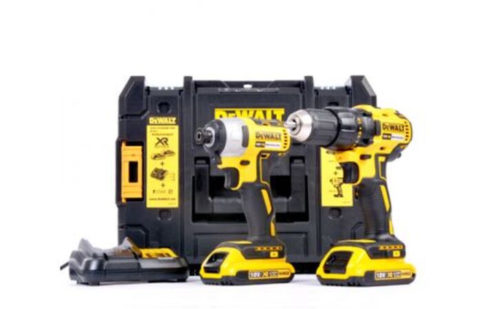 DeWALT  Sada DCD777 + DCF787 / AKU bezuhlíková kombo sada nářadí