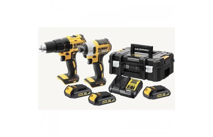 DeWALT  Sada DCD778 + DCF787 / Aku bezuhlíková kombo sada nářadí