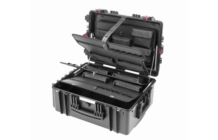 CIMCO Plastový kufr na kolečkách GIGANT černý 630 x 475 x 293 mm