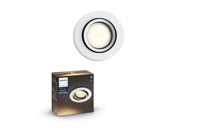 HUE Svítidlo LED Millinskin Bluetooth 5,5W GU10 350lm 2200-6500K IP20 bílá
