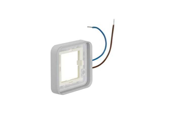Rámeček 1-násobný, podsvětlení LED bílá