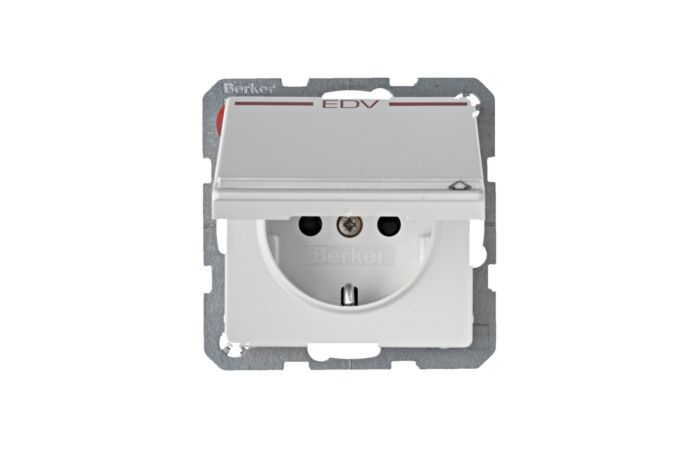 Zásuvka, SCHUKO s víčkem, 16 A, 250 V~ s