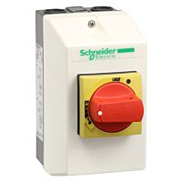 SCHNEIDER GV2PC02 Skříňka spouštěče GV2 červený ov
