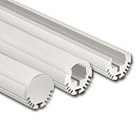 Zavesny kruhovy hlinikovy profil 23 mm,