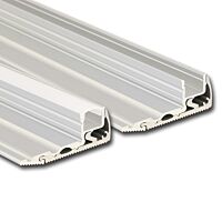 Naslapny hlinikovy profil 59x22 mm, mlec