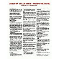 Tab."OBSLUHA VÝK.TRANSF." A3 P