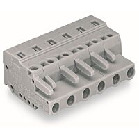 WAGO Konektor 231-213/026-000 1vodičový pružinový CAGE CLAMP® 2,5 mm², šedá