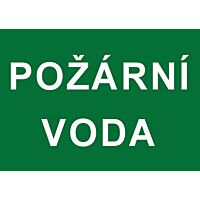 Tab."Požární voda" A6 plast