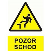 Tab."Pozor schod" A4 1P