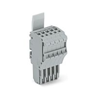 WAGO Konektor 2020-105/124-000 1vodičový pružinový Push-in CAGE CLAMP® 1,5 mm², šedá