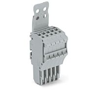 WAGO Konektor 2020-105/143-000 1vodičový pružinový Push-in CAGE CLAMP® 1,5 mm², šedá