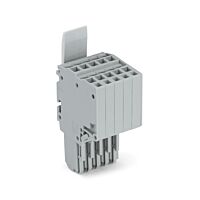WAGO Svorka 2020-205/124-000 2vodičová pružinová Push-in CAGE CLAMP® 1,5 mm², šedá