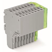WAGO Svorka 2020-209/000-036 2vodičová pružinová Push-in CAGE CLAMP® 1,5 mm², šedá/zelenožlutá