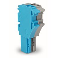 WAGO Svorka 2022-102/000-039 1vodičová pružinová Push-in CAGE CLAMP®, 4 mm², modrá/šedá