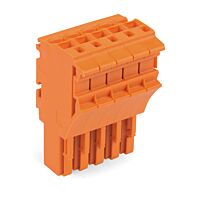 WAGO Svorka 2022-105/000-012 1vodičová pružinová Push-in CAGE CLAMP®, 4 mm², oranžová