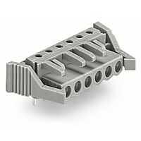 WAGO Konektor 232-243/039-000 pružinový THT úhlové provedení rozteč 5 mm šedá