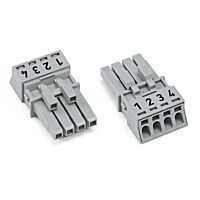 890-244/062-000 4-pole Coding B, gray