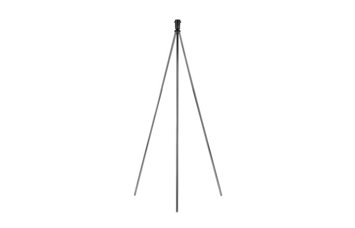 Stojací lampa FENDA E27, chrom, bez stínítka