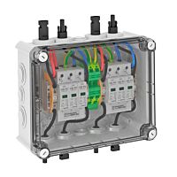 OBO BETTERMANN Systémové řešení typu 2 pro FV s MC4 pro střídače s 2 MPP trackerem, 1000V DC typ PVG-C1000S110