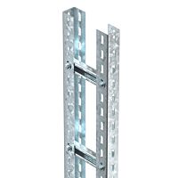 OBO BETTERMANN Stoupací žebřík, Vzdálenost příček 300 mm, 200x3000mm, Ocel, St, žárově zinkováno ponorem, DIN EN ISO 1461 typ SLM50C40F 20 FT