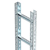 OBO BETTERMANN Stoupací žebřík, Vzdálenost příček 300 mm, 300x3000mm, Ocel, St, žárově zinkováno ponorem, DIN EN ISO 1461 typ SLM50C40F 30 FT