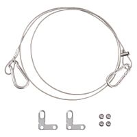 LEDVANCE Zajišťovací dráty pro montáž  SECURITY KIT v balení 4ks