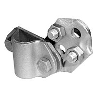 TREMIS Držák DOHJK k jímací tyči s kloubem, materiál:FeZn