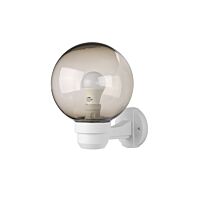 PANLUX Svítidlo PARK N 60W 230V E27 nástěnné zahradní ø200 mm IP33 kouřová