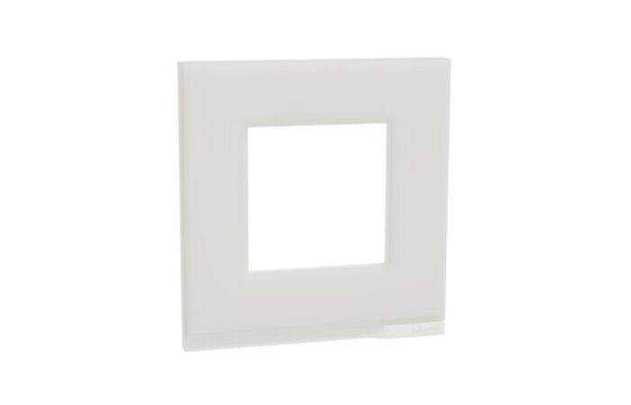 SCHNEIDER Rámeček Unica Pure jednonásobný Frosted White