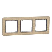 SCHNEIDER Sedna Design & Elements Rámeček trojnásobný Bříza