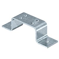 OBO BETTERMANN Připojovací díl uzemnění, pro 4 připojovací vedení, 50x5mm, Ocel, St, žárově zinkováno ponorem, DIN EN ISO 1461 typ 1805 4 FT