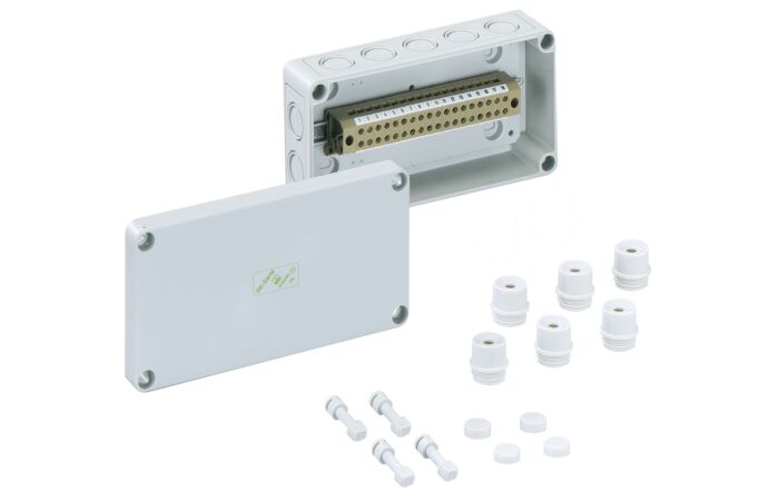 Krabice RKK 4/18 180x94x57mm se svork.