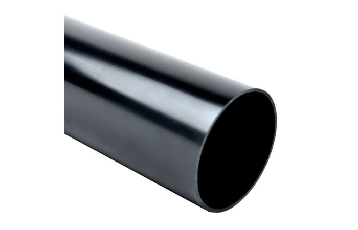 KOPOS Trubka 8063HF_FA pevná ø 63 1250N HF -45 - 90 °C se spojkou plast černá  3m