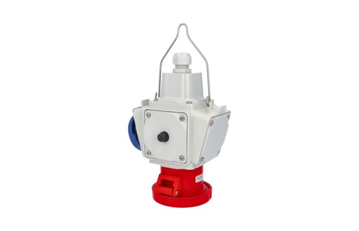 FAMATEL BOX zásuvkový závěsný PowerBOX pb0856 1x230V, 1x400V/32A/5 IP65