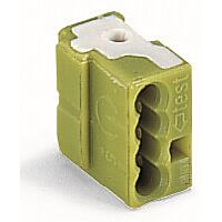 WAGO Konektor 243-721 4vodičový (zásuvka) PUSH WIRE® O 0,8 mm, šedá