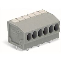 WAGO Svorka 805-316 na desky plošných spojů Tlačítko 1,5 mm², šedá