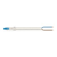 WAGO Konektor 891-8982/106-302 Konfekcionovaný s propojovacím Konektorem  Zdířka / otevřený konec, modrá
