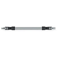 WAGO Kabel 891-8992/005-203 Konfekcionovaný propojovací Zásuvka–zástrčka, šedá