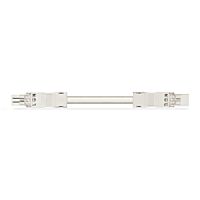 WAGO Kabel 891-8993/006-802 Konfekcionovaný propojovací Zásuvka–zástrčka, bílá