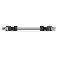 WAGO Kabel 891-8994/005-603 Konfekcionovaný propojovací Zásuvka–zástrčka, šedá