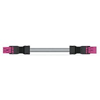 WAGO Kabel 891-8994/005-707 Konfekcionovaný propojovací Zásuvka–zástrčka, růžová