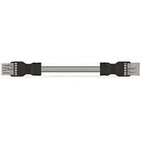 WAGO Kabel 891-8995/005-103 Konfekcionovaný propojovací Zásuvka–zástrčka, šedá