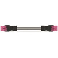 WAGO Kabel 891-8995/005-507 Konfekcionovaný propojovací Zásuvka–zástrčka, růžová