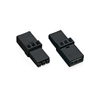 890-603 1 x plug / 1 x socket 3-pole, bl